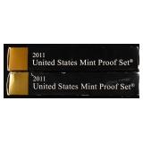 (2) 2011 US PROOF SETS