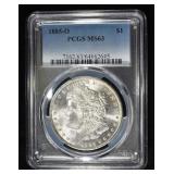 1885-O MORGAN DOLLAR PCGS MS63