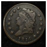 1814 CLASSIC HEAD LARGE CENT VF
