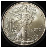 2004 AMERICAN SILVER EAGLE