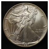 1991 AMERICAN SILVER EAGLE