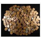 (500) 40'S & 50'S WHEAT CENTS