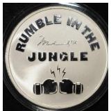RUMBLE IN THE JUNGLE 1 OZ .999 SILVER ROUND