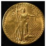 1925-S $20 GOLD DOUBLE EAGLE NICE BU SCARCE