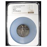 1896 SWISS SHOOTING FEST SILVER GENEVA NGC MS-63