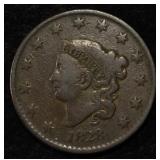 1828 LARGE CENT FINE