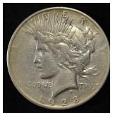 1928-S PEACE DOLLAR FINE