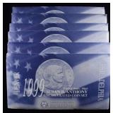 (6) SBA UNC COIN SETS