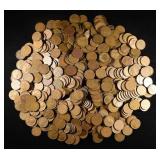 (500) WHEAT CENTS: MIXED DATES