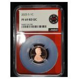 2025-S SHIELD CENT NGC PF69 RD UC