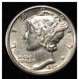 1926-S MERCURY DIME SHARP BU FSB