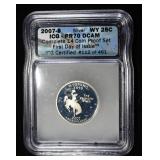 2007-S SILVER WASHINGTON QUARTER ICG PR70 DCAM