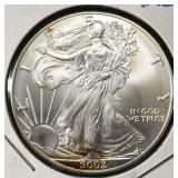 2002 AMERICAN SILVER EAGLE