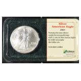 2001 AMERICAN SILVER EAGLE