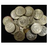(20) 40% SILVER KENNEDY HALF DOLLARS