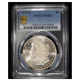 1879-S MORGAN DOLLAR PCGS MS-63