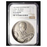 1906 SWISS SHOOTING FEST BERN NGC MS66 MATTE