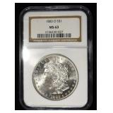 1883-O MORGAN DOLLAR NGC MS63
