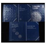 (1) INDIAN & (4) LINCOLN CENT COLLECTIONS