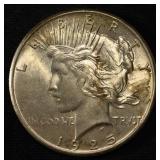 1925 PEACE DOLLAR BU