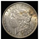 1880-O MORGAN DOLLAR AU