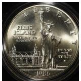 1986-P $1 COMMEM STATUE OF LIBERTY