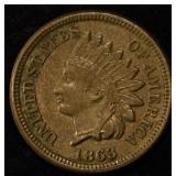1863 INDIAN CENT BU