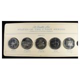 FRANKLIN MINT STATES OF UNION SERIES SILVER PROOFS