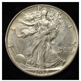 1938-D WALKING LIBERTY HALF DOLLAR CH BU