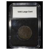 1840 BRAIDED HAIR LARGE CENT