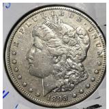 1893 MORGAN DOLLAR AU