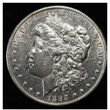 1893-O MORGAN DOLLAR CH AU/UNC