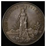 1883 SWISS SHOOTING MEDAL LUGANO SILVER
