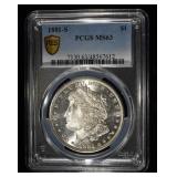 1881-S MORGAN DOLLAR PCGS MS-63