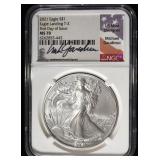 2021 AMERICAN SILVER EAGLE NGC MS70