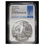2023 AMERICAN SILVER EAGLE NGC MS70 FDI