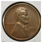 1923-S WHEAT CENT AU