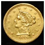 1842-O $2.50 LIBERTY GOLD AU