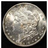 1890-S MORGAN DOLLAR PL BU