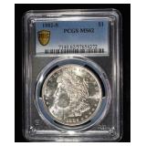 1882-S MORGAN DOLLAR PCGS MS-62