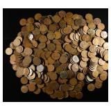 (500) 40'S & 50'S WHEAT CENTS