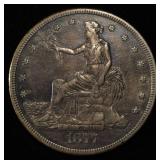 1877-CC TRADE DOLLAR XF/AU