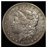 1890-CC MORGAN DOLLAR XF/AU