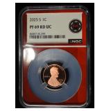 2025-S SHIELD CENT NGC PF69 RD UC