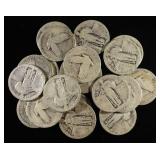 (20) STANDING LIBERTY QUARTERS