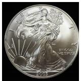 2003 AMERICAN SILVER EAGLE