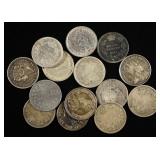 (14) 5C CANADIAN 92.5% SILVER