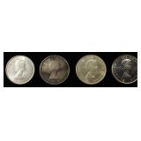(4) 50C CANADIAN 80% SILVER