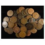 (51) GREAT BRITAIN ONE PENNY COINS