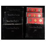 (4) 1881-82 PROOF SETS